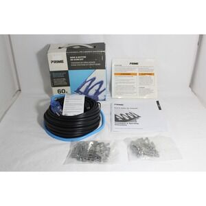 Prime Roof & Gutter De-Icing Snow Kit 60 Feet 300 Watts RHC300W60 Heat Cable new